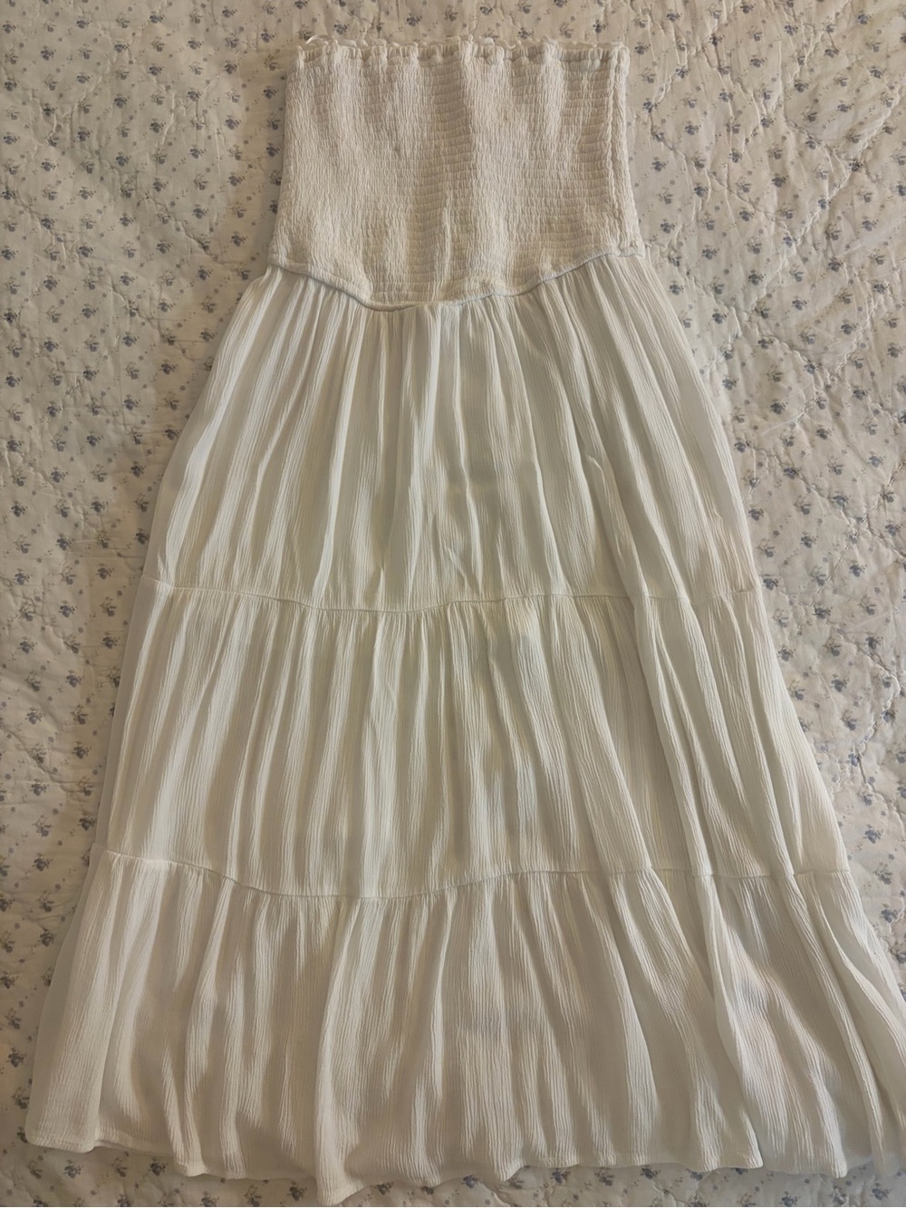 Aeropostale White Strapless Dress